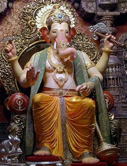 Mumbai First Glimpse Of Lalbaugcha Raja India Today