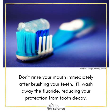 Flipfact January 16 2020 Should You Rinse Your Mouth After Brushing Your Teeth
