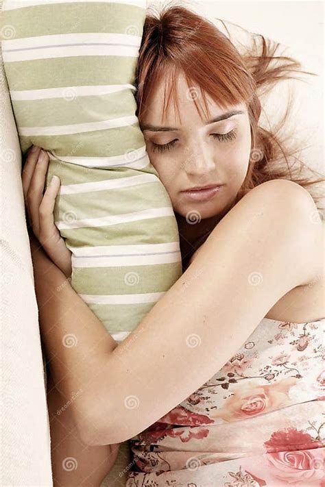 Sleeping Woman Stock Image Image Of Straight Relax Relaxing 1365701