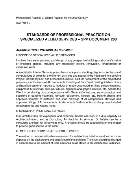 Professional Practice 3 Spp203 Professional Practice 3 Global
