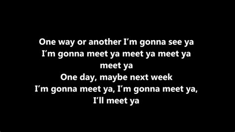 In 2013, one direction recorded a cover that was released as the official comic relief record. One Direction-One way or another (Lyrics) - YouTube