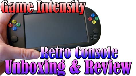 Game Intensity 130 Handheld Retro Console Unboxing And Review Youtube