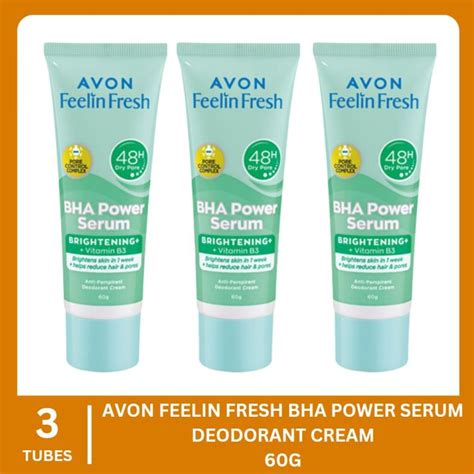 Avon Feelin Fresh Bha Powder Quelch 55g 3 Pcs Anti Perspirant