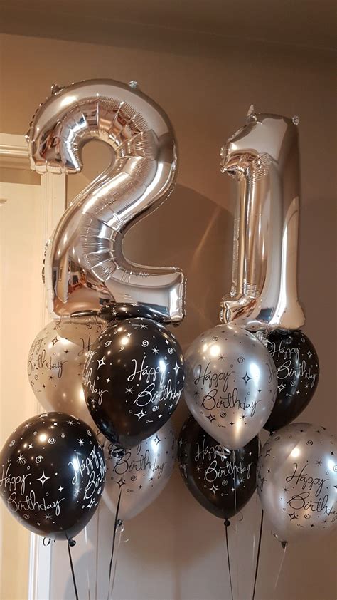 21st Birthday Balloon Bouquets