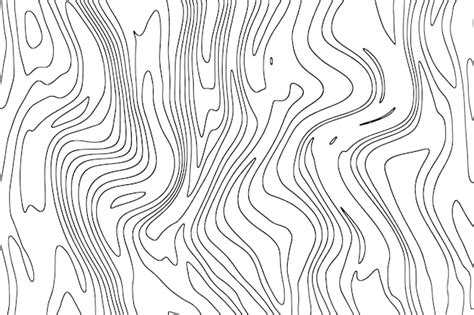 Linhas pretas de imitação de textura de madeira no design vetorial de fundo branco Vetor Premium