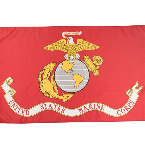 jetlifee 3x5 ft us marines corps flag 2 brass grommets quality 100d polyester flag indoor