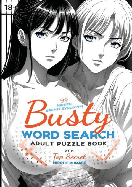 Busty Word Search Adult Puzzle Book Sexy Manga Puzzles For Adults