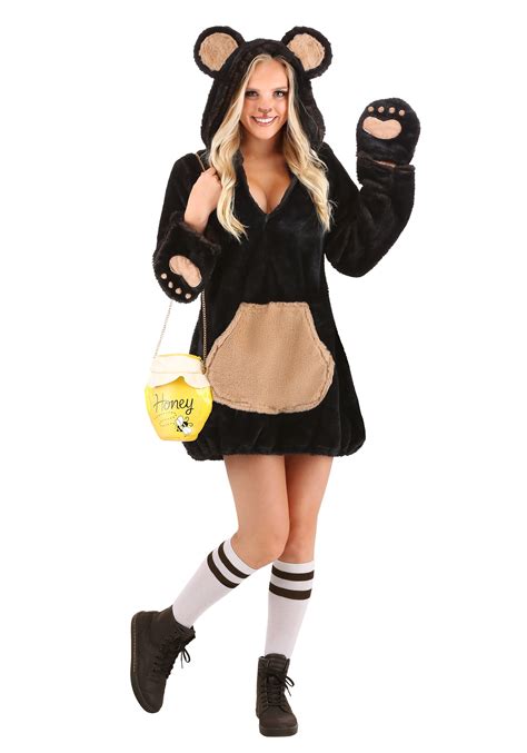 Cozy Brown Bear Costume For Women