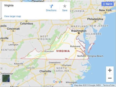 Map Of Northern Virginia Cities
