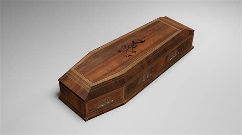 3D model low-poly Classic Medieval Coffin | CGTrader