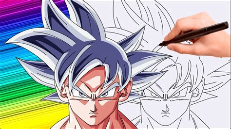 Como Desenhar O Goku Instinto Superior Youtube