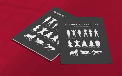 Submissive Training Positions Poses Digital Pdf Art File For Printing Etsy