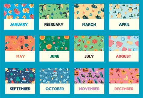13 Best Free Printable Month Names In 2022 How To Memorize Things
