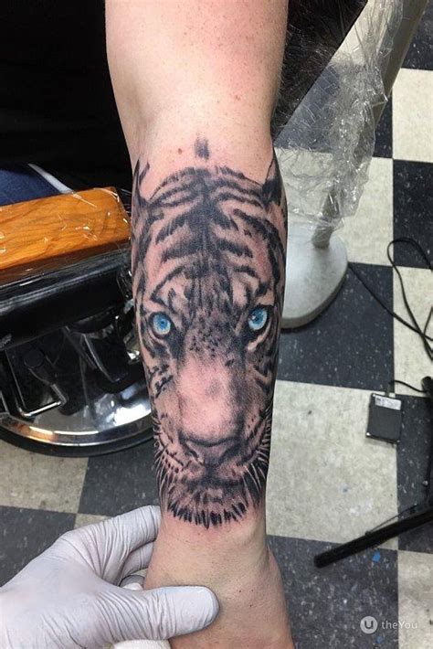 Tiger Forearm Tattoo Posted By Samantha Cunningham