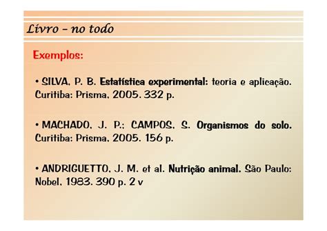 Como Citar Um Livro Abnt