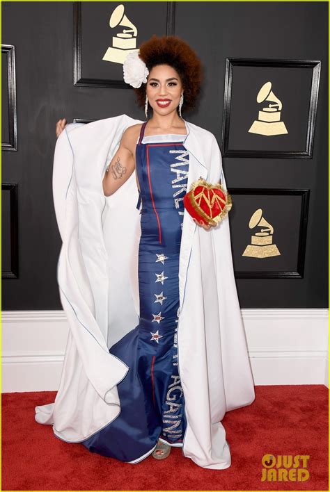 Make America Great Again Dress Joy Villa Supports Trump At Grammys 2017 Photo 3858072