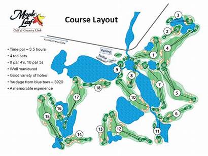 Course Layout Golf Club Par Country Leaf