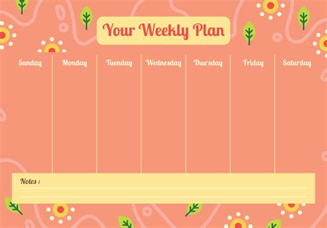 7 Best Weekly Hourly Schedule Printable