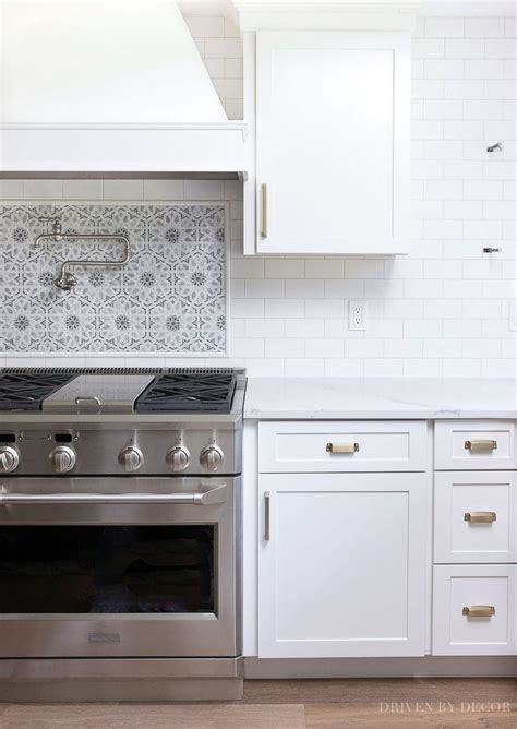 A guide to tiling your kitchen floor using greys. White Subway Tile with Gray Grout: My Favorite Grays ...