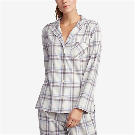 Womens Stines Favorite Flannel Sleep Shirt Eddie Bauer