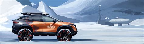 all electric nissan ariya to embark on the world s first expedition from the north pole to the