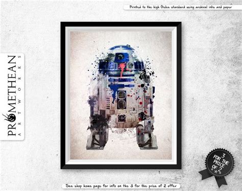 Star Wars Inspired R2d2 Droid Abstract By Prometheanartworks Star