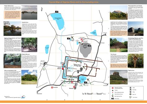 Tourist Map Of Sigiriya Rock And Its Surrounding Area Docslib