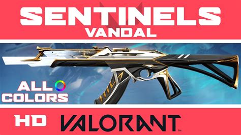 Sentinels Of Light VANDAL VALORANT SKIN ALL COLORS New Skins Showcase YouTube