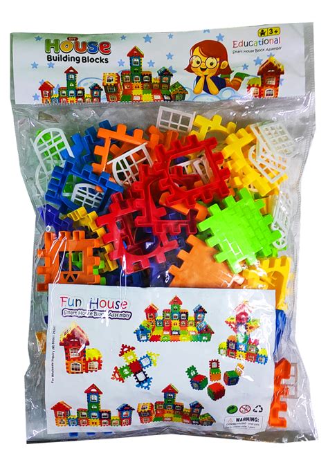 108 Pcs Building Blocks For Kids Big Size House Building Blocks With