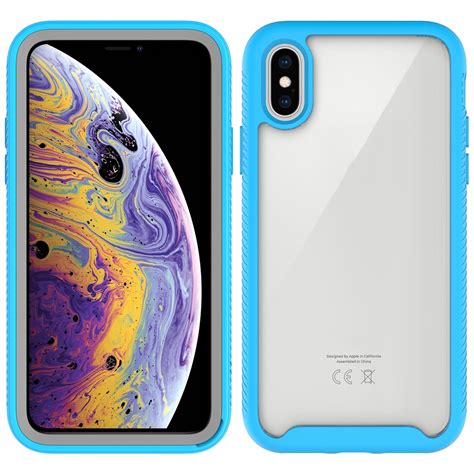 For Iphone Xs Max Starry Sky Solid Color Series Shockproof Pc Tpu