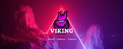 Viking Illustration On Cosmic Rocks Landscape Online Twitch Profile