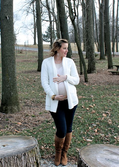 32 Weeks - Bump Update - winter maternity clothes