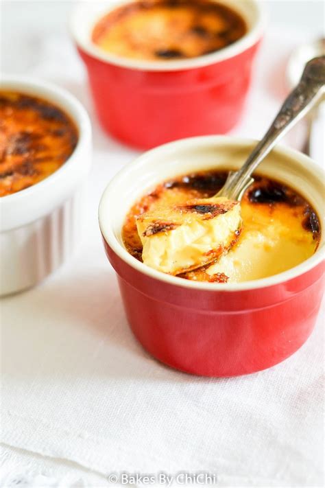 Crème brûlée, also known as burned cream, burnt cream or trinity cream, and similar to crema catalana, is a dessert consisting of a rich custard base topped with a layer of hardened caramelized sugar. Classic Crème Brûlée