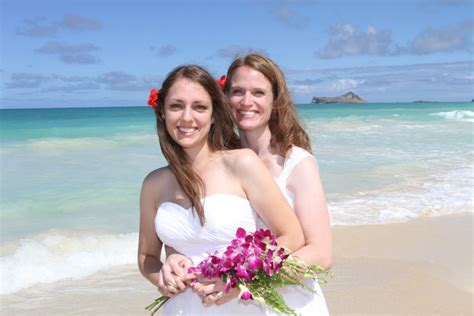 Same Sex Marriage Gay Lesbian Hawaii Wedding Sweet Hawaii Wedding