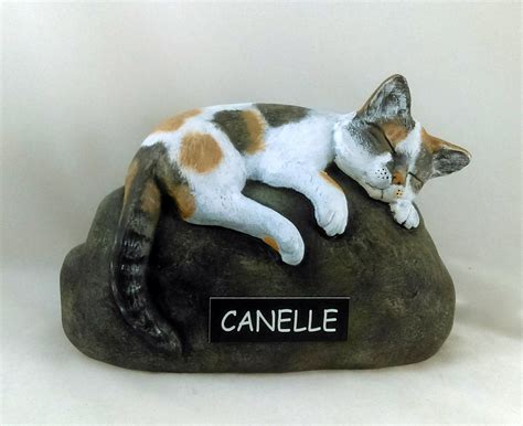 Ceramic Engraved Custom Painted Bottom Loading Cat Cremation Etsy