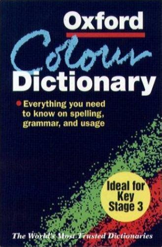 The Colour Oxford English Dictionary Uk Trade Paper Revised Edition