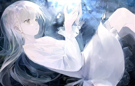 White Hair Anime Wallpapers Wallpaper Cave
