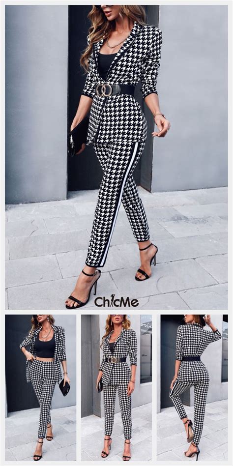 Pin On Chic Me Suit Sets