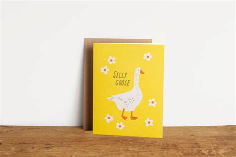Silly Goose Greeting Card Woodlark Shop