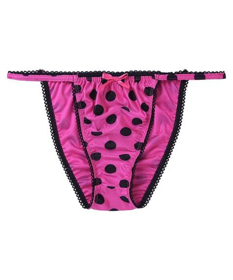 Mens Polka Dots Bikini Briefs Crossdress Underwear Sissy Panties