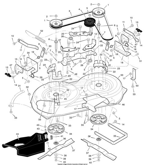 Murray 38515x92a Lawn Tractor 1998 Parts Diagram For Mower Housing