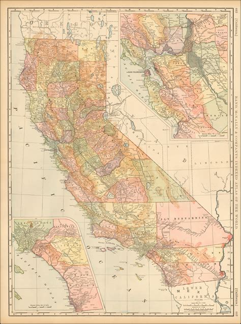 California Barry Lawrence Ruderman Antique Maps Inc