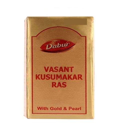 Buy Alternate Medicine And Healthcare Products Online Dabur Vasant Kusumakar Ras 30 Tablets