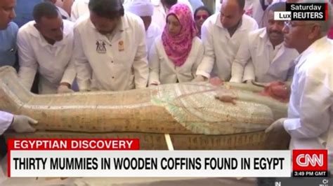ตะลึง อียิปต์เพิ่งขุดพบ 30 โลงศพมัมมี่อายุราว 3 พันปี