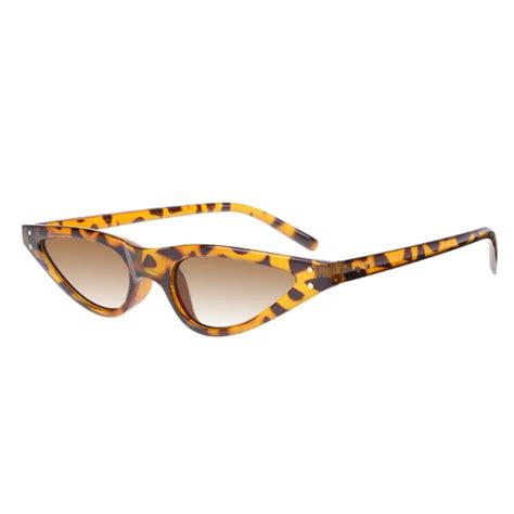 Cat Eye Sunglasses Women Small Drop Triangle Eyeglasses Vintage Stylish Cateye Sun Glasses