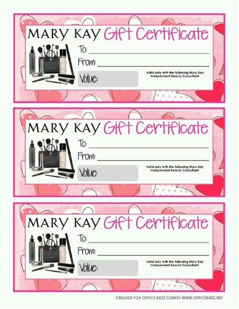 Free Printable Mary Kay T Certificates Printable Templates