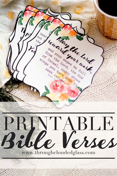 When we are saved by faith in christ, we should feel compelled by jesus' sacrificial gift of love to give to others as well. Printable Bible Verses For New Moms | Through Clouded ...