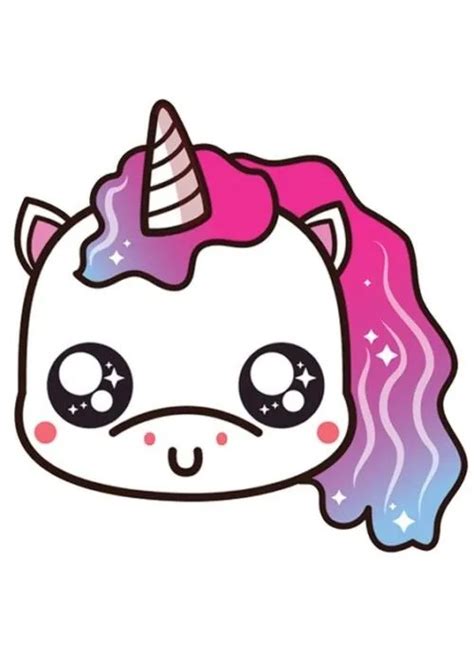 Dibujos de unicornios kawaii para calcar - Fotos de amor & Imagenes de amor