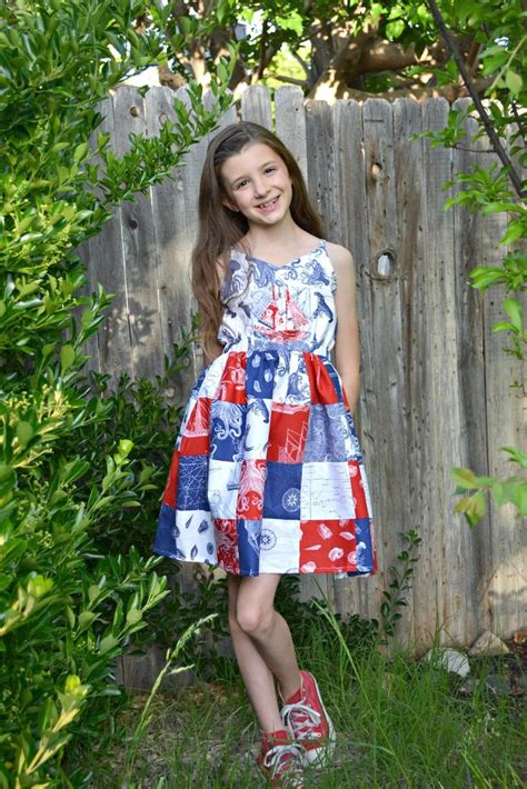 Nautical Sorrento Sailboat Fpp Summer Dress Riley Blake Designs
