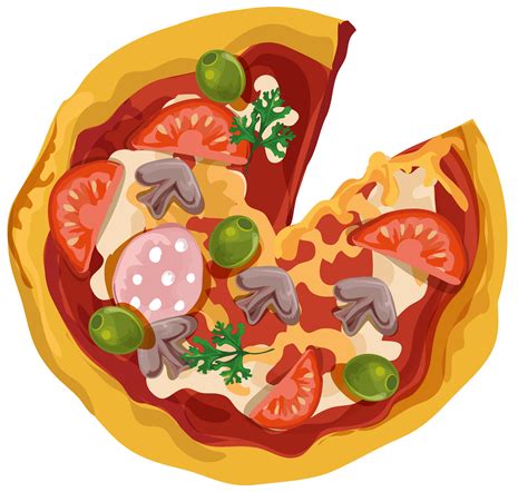 Pizza Png Transparent Image Download Size 5575x5199px